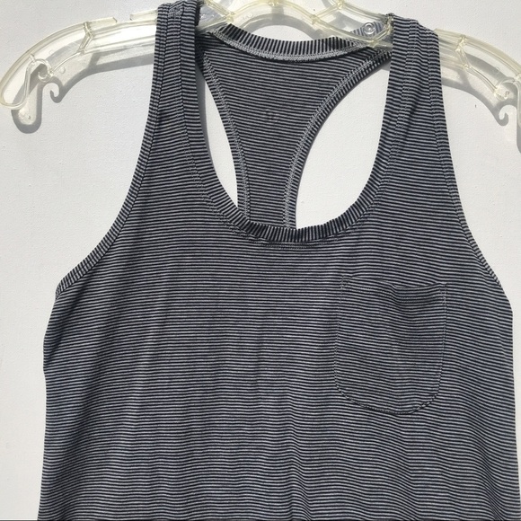 LULULEMON striped loose tank Top 4 - Picture 2 of 3